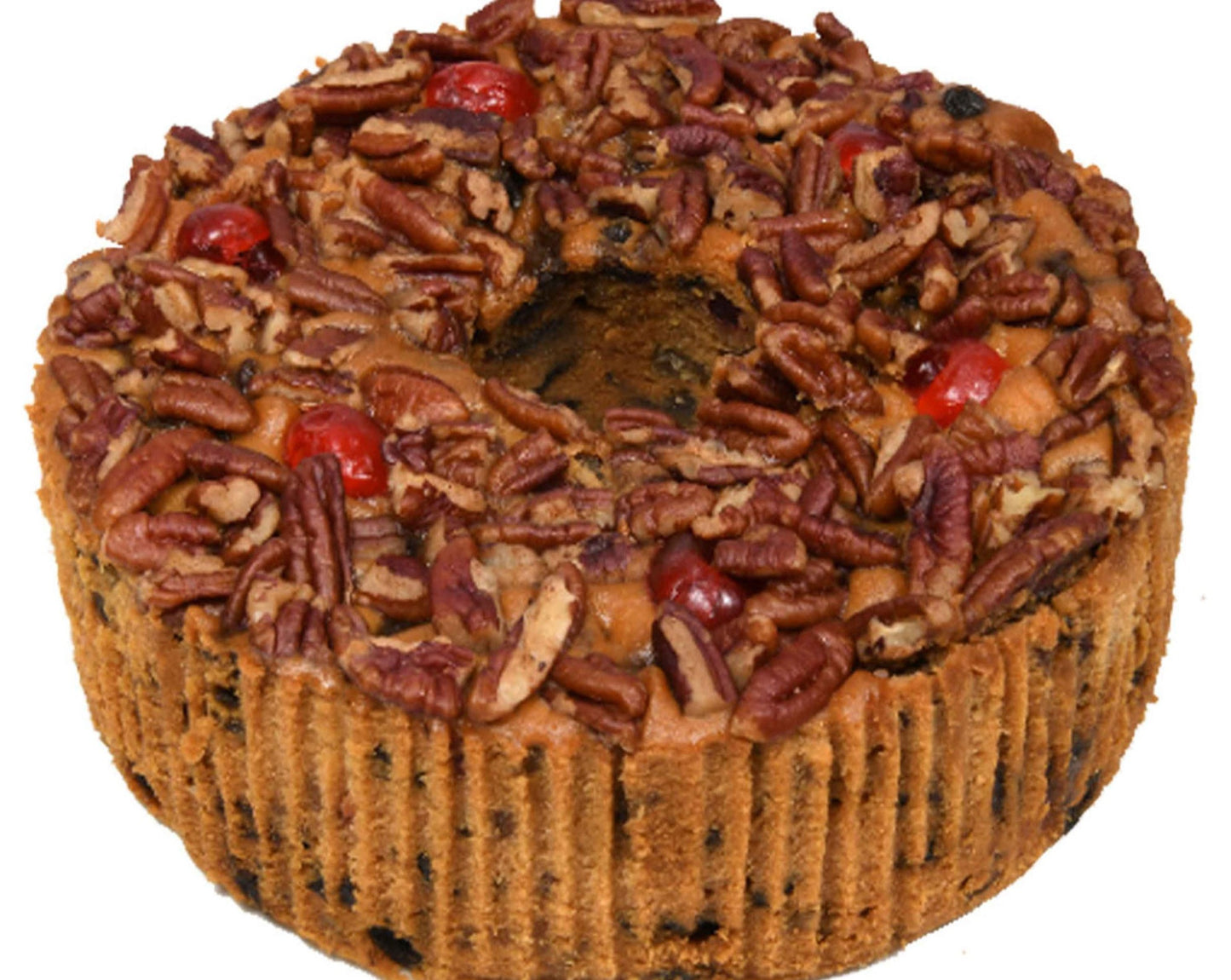 Amaretto Fruitcake 48 Oz. Ring in a Holiday Tin