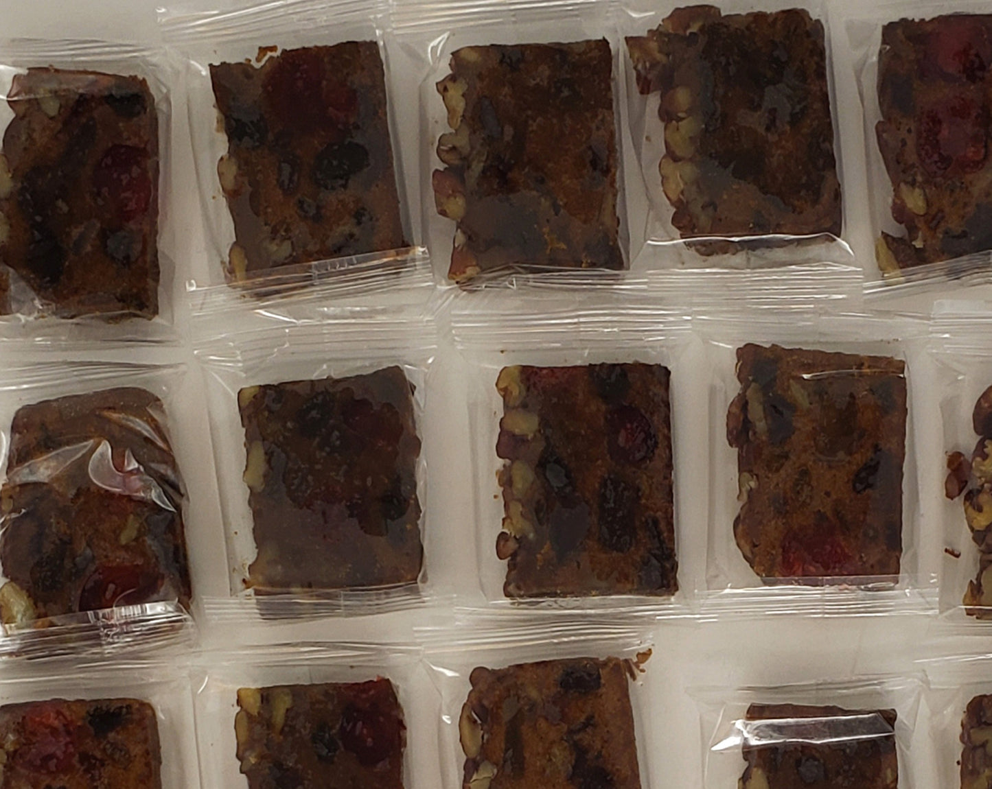 Chocolate Fruitcake Slices 120 Individually Wrapped Pieces