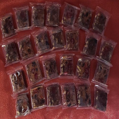 Chocolate Fruitcake Slices 120 Individually Wrapped Pieces