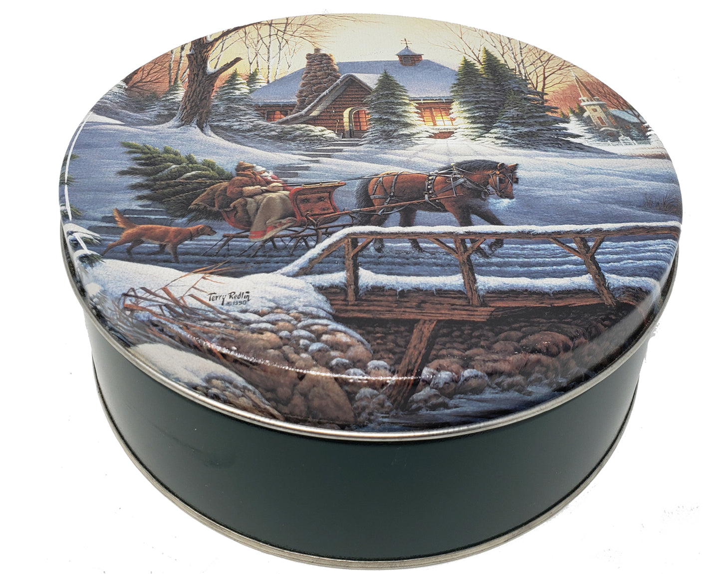 Dark 48 Oz. Ring Holiday Tin - JaneParker.com