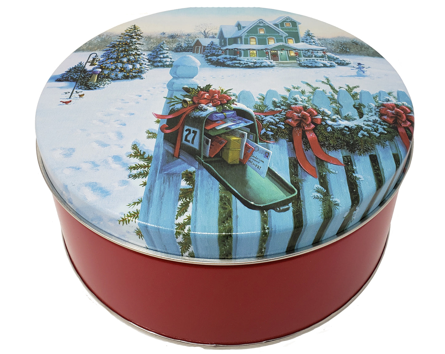 Dark 48 Oz. Ring Holiday Tin - JaneParker.com