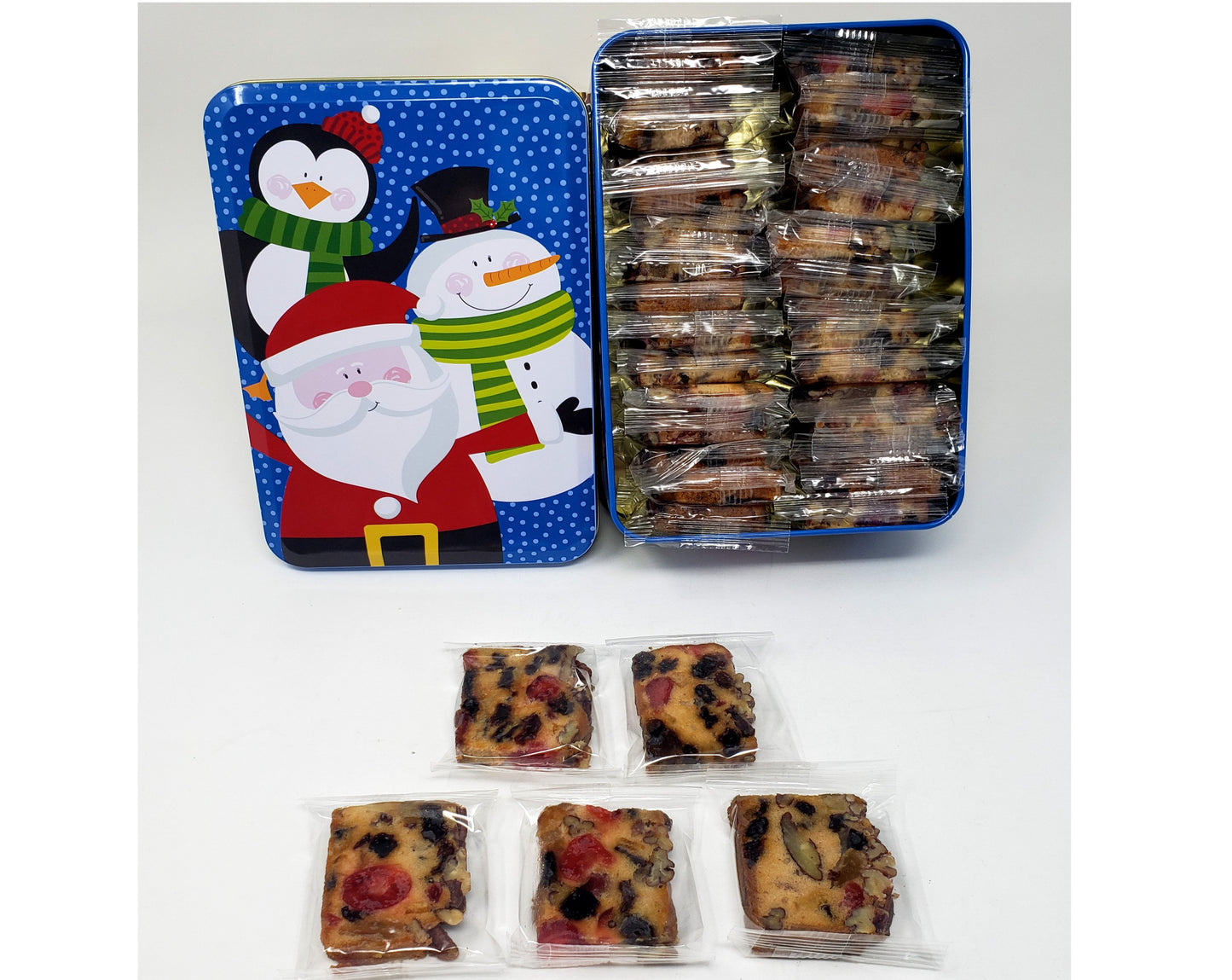 Bourbon & Rum Slices 40 Piece Holiday Tin - JaneParker.com