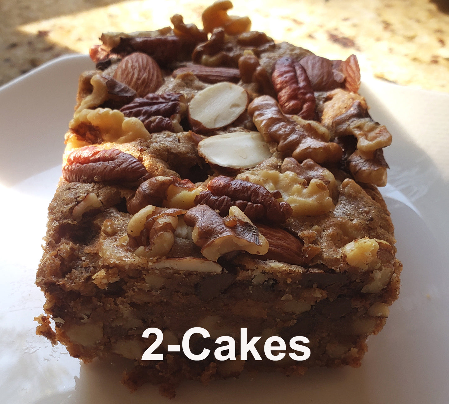 Chocolate Chip N' Caramel Nut Cake