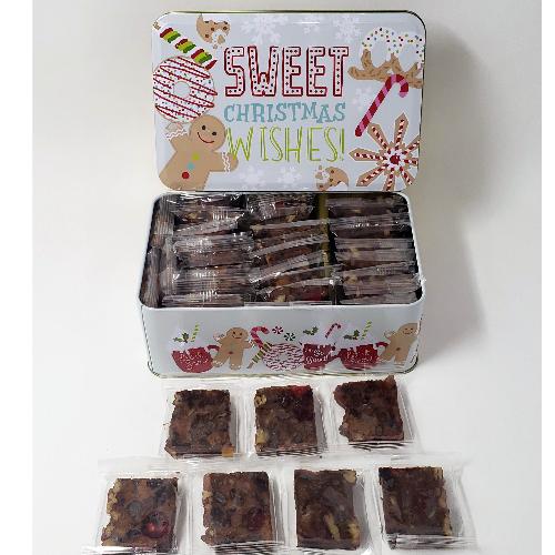 Chocolate Slices 40 Piece Holiday Tin - JaneParker.com