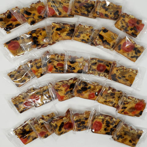 Bourbon & Rum Fruitcake Slices 120 Pieces