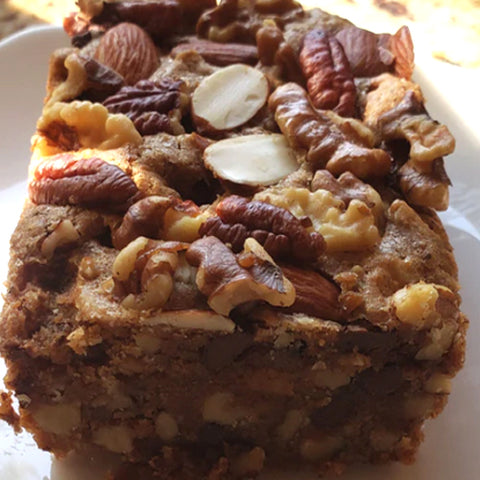 Chocolate Chip N' Caramel Nut Cake