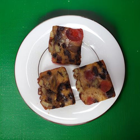 Bourbon & Rum Fruitcake Slices 120 Pieces