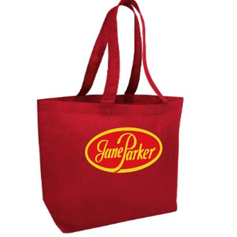 Jane Parker Red Tote Bag