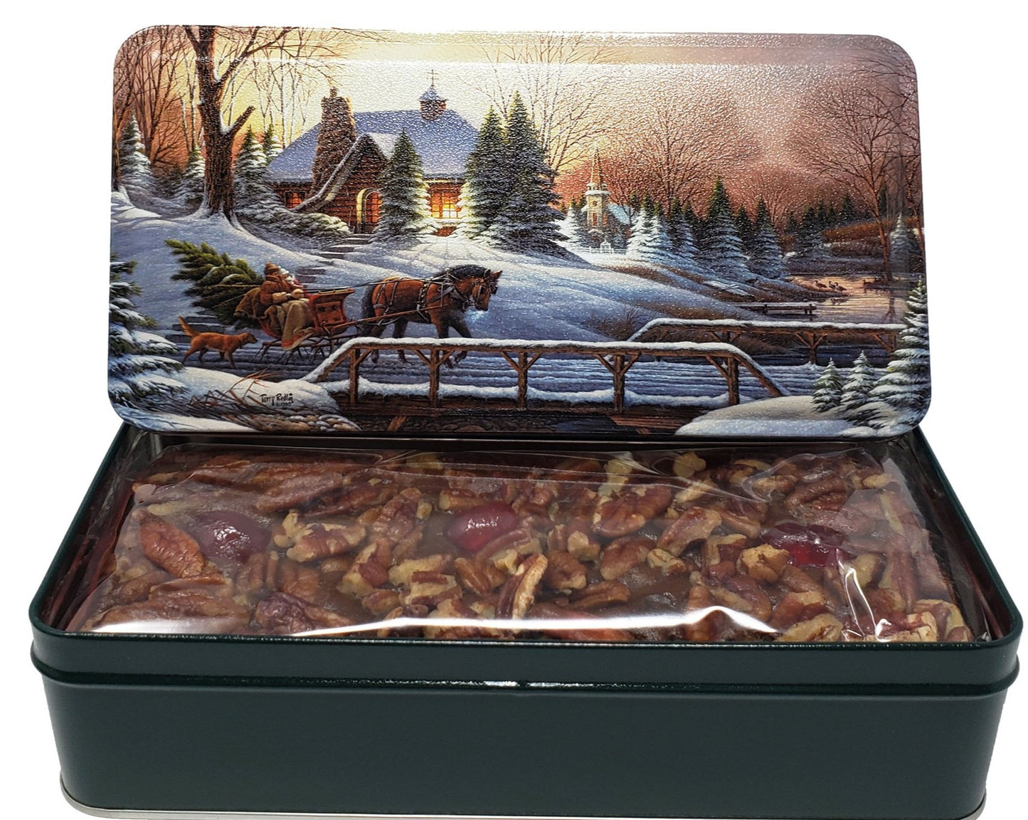 Chocolate 16 Oz. Holiday Tin - JaneParker.com