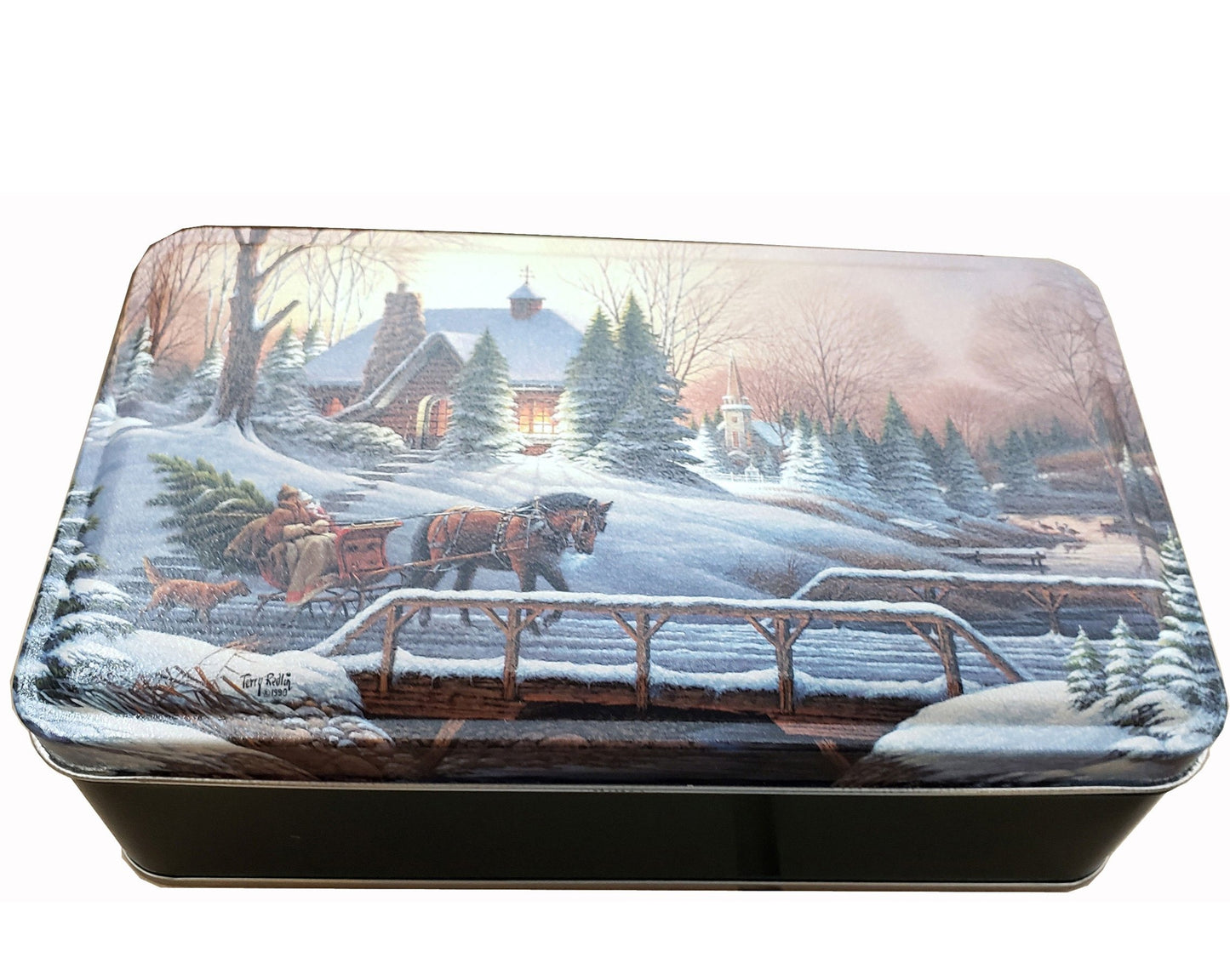 Chocolate 16 Oz. Holiday Tin - JaneParker.com