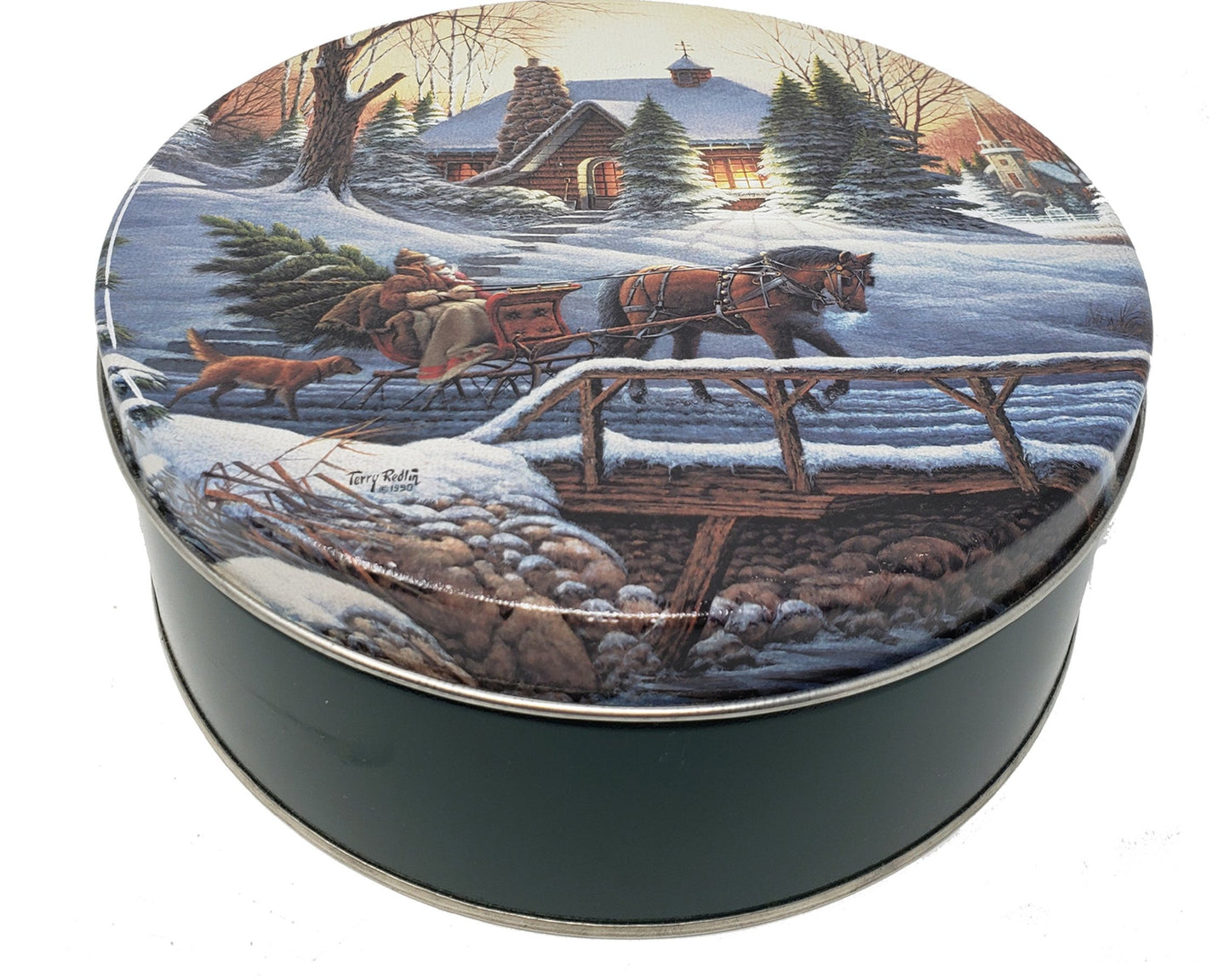 Bourbon & Rum 48 Oz. Ring Holiday Tin - JaneParker.com