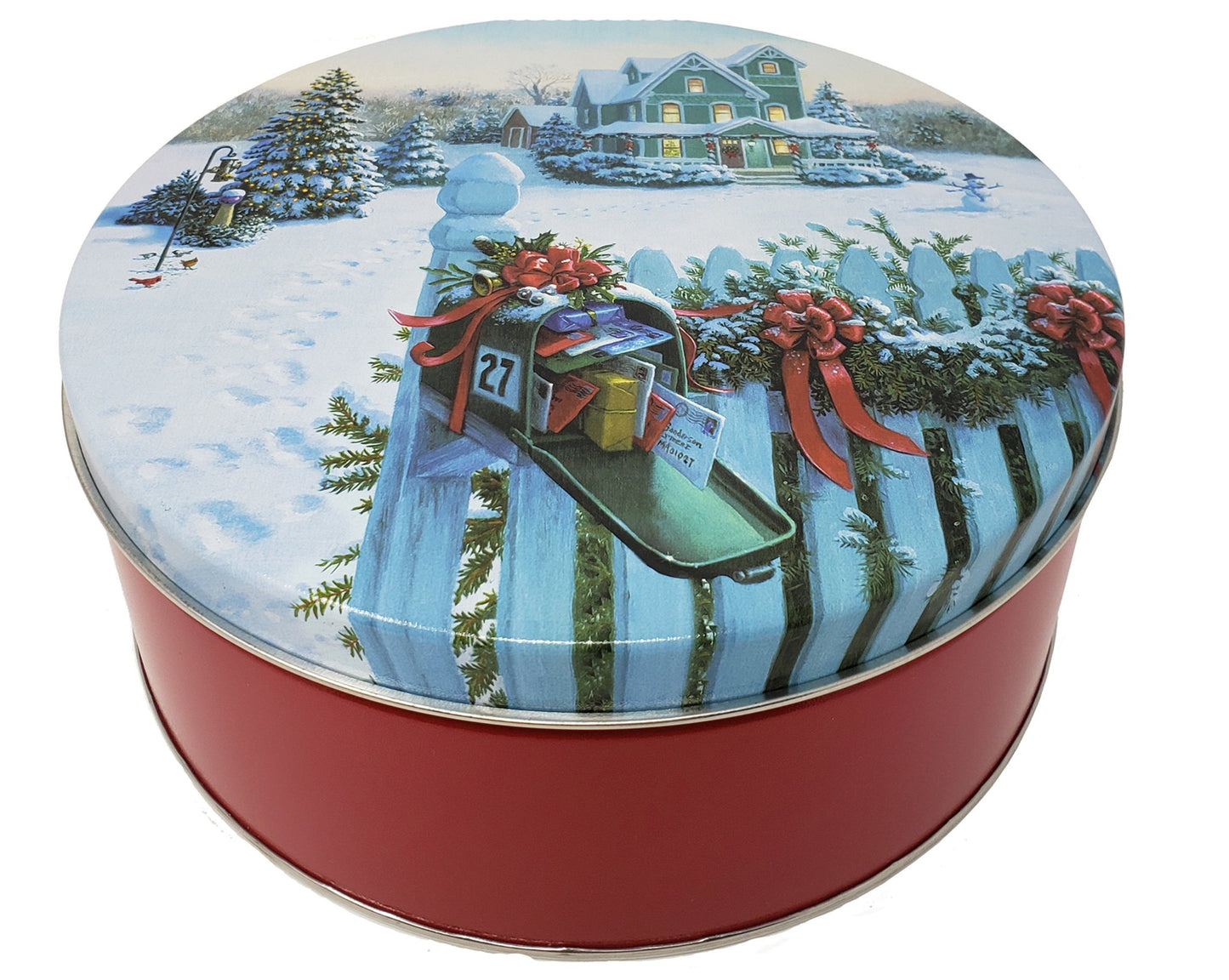 Bourbon & Rum 48 Oz. Ring Holiday Tin - JaneParker.com